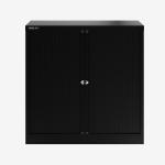 Bisley 1000mm wide Essentials Tambour Unit (1070mm) (1 shelf) Black