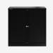 Bisley 1000mm wide Essentials Tambour Unit (1070mm) (1 shelf) Black
