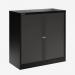 Bisley 1000mm wide Essentials Tambour Unit (1070mm) (1 shelf) Black