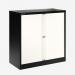 Bisley 1000mm wide Essentials Tambour Unit (1070mm) (1 shelf) Black