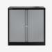 Bisley 1000mm wide Essentials Tambour Unit (1070mm) (1 shelf) Black