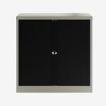 Bisley 1000mm wide Essentials Tambour Unit (1070mm) (1 shelf) Goose Grey