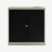 Bisley 1000mm wide Essentials Tambour Unit (1070mm) (1 shelf) Goose Grey