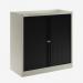 Bisley 1000mm wide Essentials Tambour Unit (1070mm) (1 shelf) Goose Grey