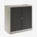 Bisley 1000mm wide Essentials Tambour Unit (1070mm) (1 shelf) Goose Grey