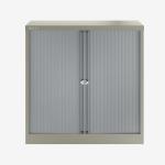 Bisley 1000mm wide Essentials Tambour Unit (1070mm) (1 shelf) Goose Grey