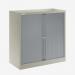 Bisley 1000mm wide Essentials Tambour Unit (1070mm) (1 shelf) Goose Grey