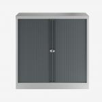 Bisley 1000mm wide Essentials Tambour Unit (1070mm) (1 shelf) Light Grey