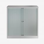 Bisley 1000mm wide Essentials Tambour Unit (1070mm) (1 shelf) Light Grey
