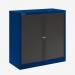 Bisley 1000mm wide Essentials Tambour Unit (1070mm) (1 shelf) Oxford Blue