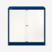 Bisley 1000mm wide Essentials Tambour Unit (1070mm) (1 shelf) Oxford Blue
