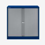 Bisley 1000mm wide Essentials Tambour Unit (1070mm) (1 shelf) Oxford Blue