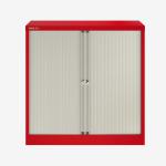 Bisley 1000mm wide Essentials Tambour Unit (1070mm) (1 shelf) Cardinal Red