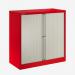 Bisley 1000mm wide Essentials Tambour Unit (1070mm) (1 shelf) Cardinal Red