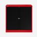 Bisley 1000mm wide Essentials Tambour Unit (1070mm) (1 shelf) Cardinal Red