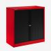 Bisley 1000mm wide Essentials Tambour Unit (1070mm) (1 shelf) Cardinal Red