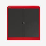 Bisley 1000mm wide Essentials Tambour Unit (1070mm) (1 shelf) Cardinal Red