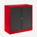 Bisley 1000mm wide Essentials Tambour Unit (1070mm) (1 shelf) Cardinal Red