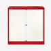 Bisley 1000mm wide Essentials Tambour Unit (1070mm) (1 shelf) Cardinal Red