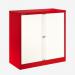 Bisley 1000mm wide Essentials Tambour Unit (1070mm) (1 shelf) Cardinal Red