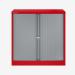 Bisley 1000mm wide Essentials Tambour Unit (1070mm) (1 shelf) Cardinal Red