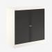 Bisley 1000mm wide Essentials Tambour Unit (1070mm) (1 shelf) Traffic White
