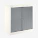 Bisley 1000mm wide Essentials Tambour Unit (1070mm) (1 shelf) Traffic White
