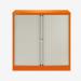 Bisley 1000mm wide Essentials Tambour Unit (1070mm) (1 shelf) Bisley Orange