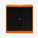 Bisley 1000mm wide Essentials Tambour Unit (1070mm) (1 shelf) Bisley Orange
