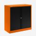 Bisley 1000mm wide Essentials Tambour Unit (1070mm) (1 shelf) Bisley Orange