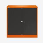 Bisley 1000mm wide Essentials Tambour Unit (1070mm) (1 shelf) Bisley Orange