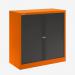 Bisley 1000mm wide Essentials Tambour Unit (1070mm) (1 shelf) Bisley Orange