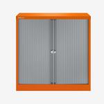 Bisley 1000mm wide Essentials Tambour Unit (1070mm) (1 shelf) Bisley Orange