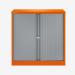Bisley 1000mm wide Essentials Tambour Unit (1070mm) (1 shelf) Bisley Orange