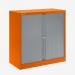 Bisley 1000mm wide Essentials Tambour Unit (1070mm) (1 shelf) Bisley Orange