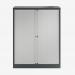 Bisley 1000mm wide Essentials Tambour Unit (1270mm) (2 shelves) Anthracite Grey