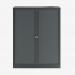 Bisley 1000mm wide Essentials Tambour Unit (1270mm) (2 shelves) Anthracite Grey