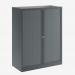 Bisley 1000mm wide Essentials Tambour Unit (1270mm) (2 shelves) Anthracite Grey