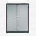Bisley 1000mm wide Essentials Tambour Unit (1270mm) (2 shelves) Anthracite Grey