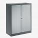 Bisley 1000mm wide Essentials Tambour Unit (1270mm) (2 shelves) Anthracite Grey