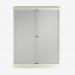 Bisley 1000mm wide Essentials Tambour Unit (1270mm) (2 shelves) Chalk
