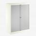 Bisley 1000mm wide Essentials Tambour Unit (1270mm) (2 shelves) Chalk