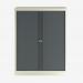 Bisley 1000mm wide Essentials Tambour Unit (1270mm) (2 shelves) Chalk