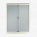Bisley 1000mm wide Essentials Tambour Unit (1270mm) (2 shelves) Chalk