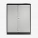 Bisley 1000mm wide Essentials Tambour Unit (1270mm) (2 shelves) Black
