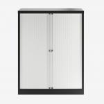 Bisley 1000mm wide Essentials Tambour Unit (1270mm) (2 shelves) Black