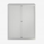 Bisley 1000mm wide Essentials Tambour Unit (1270mm) (2 shelves) Goose Grey