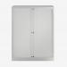 Bisley 1000mm wide Essentials Tambour Unit (1270mm) (2 shelves) Goose Grey