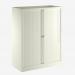 Bisley 1000mm wide Essentials Tambour Unit (1270mm) (2 shelves) Goose Grey