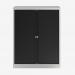 Bisley 1000mm wide Essentials Tambour Unit (1270mm) (2 shelves) Goose Grey